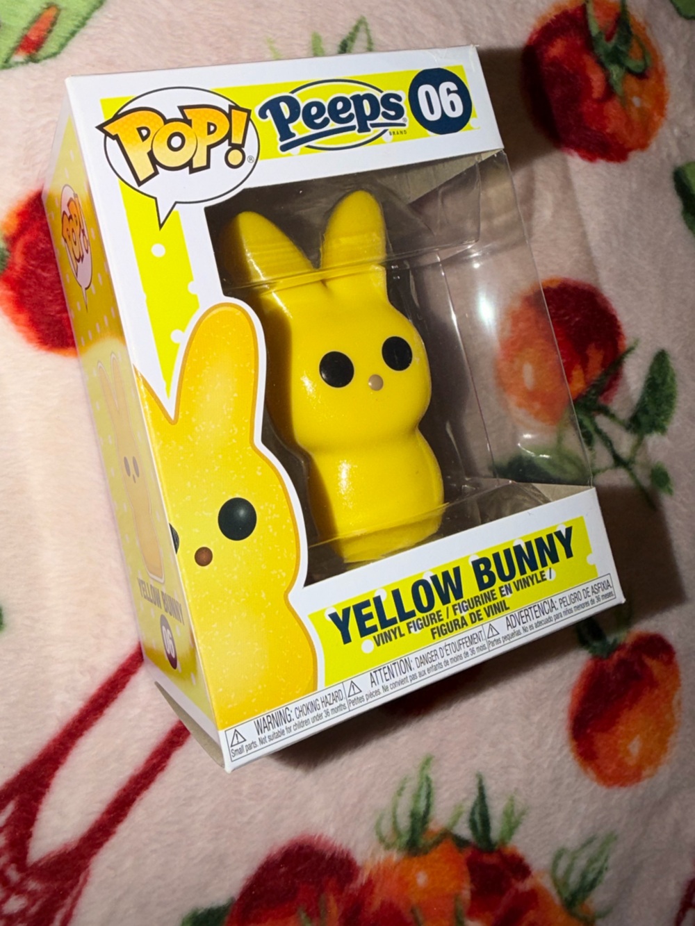 Funko Peeps Pop! Yellow Bunny Vinyl Figure Easter Collectible Toy